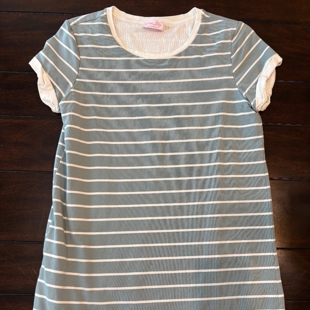 Pink Lily T-Shirt Dress
